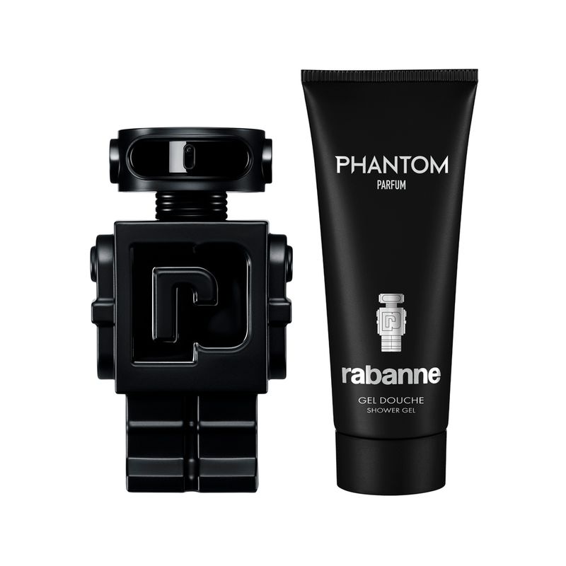 Kit-Coffret-Rabanne-Kit-Phantom-Masculino-Parfum-100-ml---Gel-de-Banho-100-ml