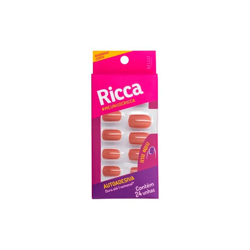 Unhas-Posticas-Ricca-Autoadesivas-Nude-F1
