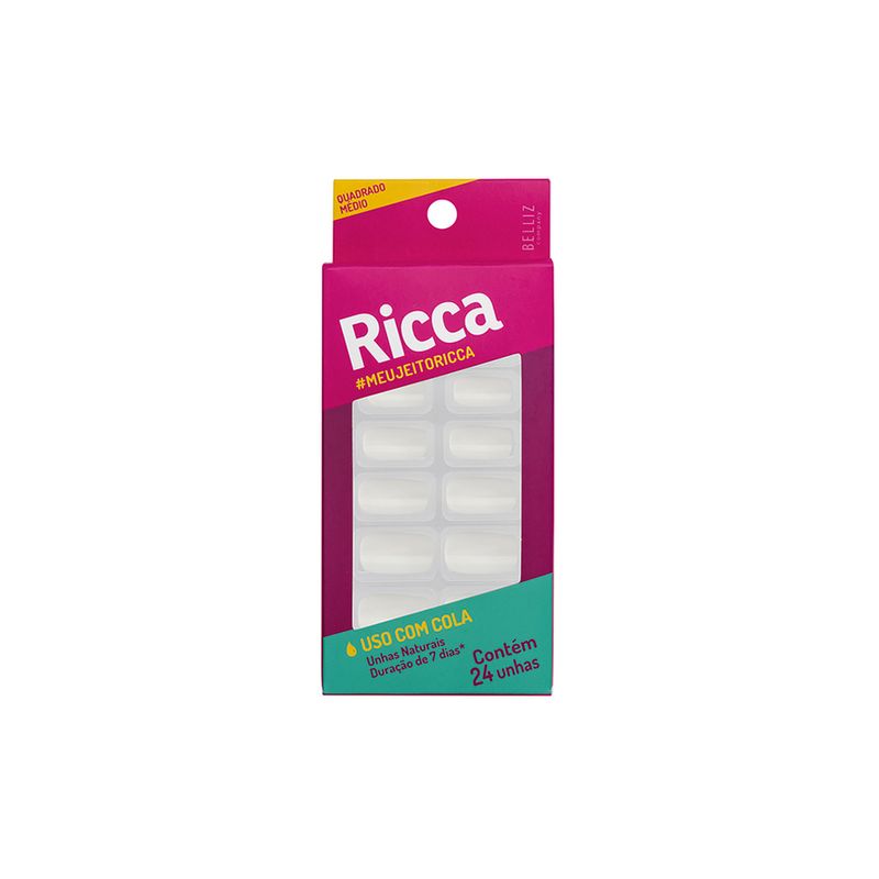Unhas-Posticas-Ricca-Naturais-Quadrado-Medio-F1