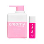 Kit-Facial-Creamy---Emulsao-De-Limpeza-180-ml---Acido-Mandelico-30-g-F1
