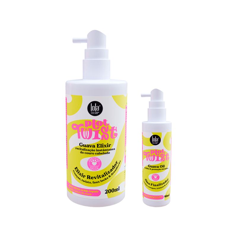 Kit-Lola-Cosmetics-Plot-Twist---Elixir-Revitalizador-200-ml---Oleo-Capilar-90-ml-F1