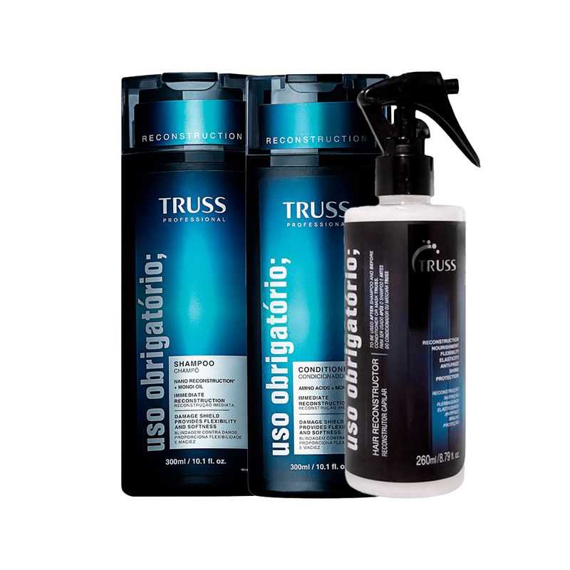 Kit-Truss-Uso-Obrigatorio---Shampoo-300-ml---Condicionador-300-ml---Tratamento-De-Reconstrucao-260-ml-F1