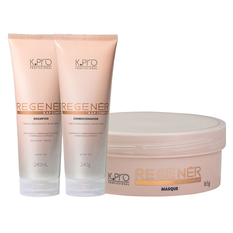 Kit-K-Pro-Profissional-Regener-K.A.P-Complex--Shampoo-240-ml---Condicionador-240-g---Mascara-165-g-F1