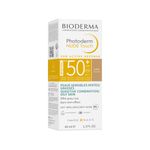 Protetor-Solar-Facial-FPS-50--Bioderma-Photoderm-Nude-Touch-Dourado-40-ml