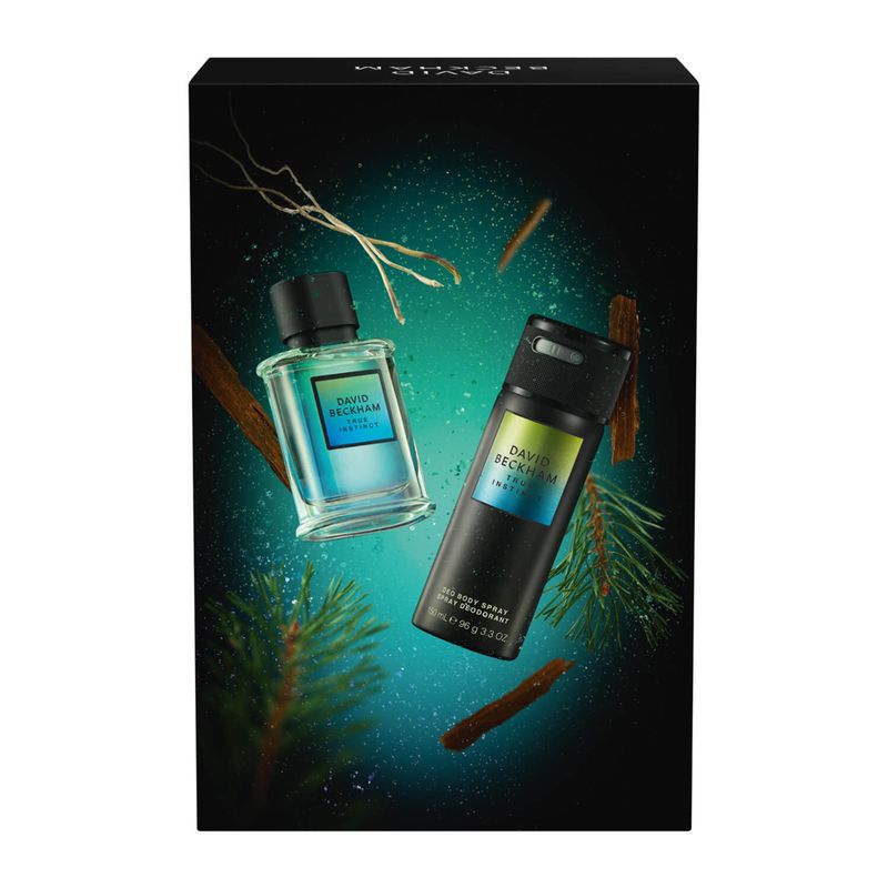 Kit-David-Beckham-True-Instinct-Eau-de-Parfum-Perfume-Masculino-50ml---Instinct-Body-Spray-150ml