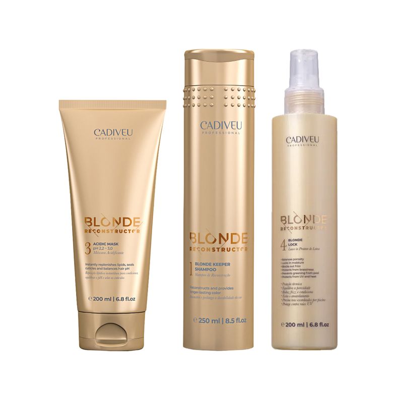KIT-CADIVEU-BLONDE-RECONSTRUCTOR-KEEPER-SHAMPOO-250ML-LEAVE-IN-200ML-MASCARA-200ML