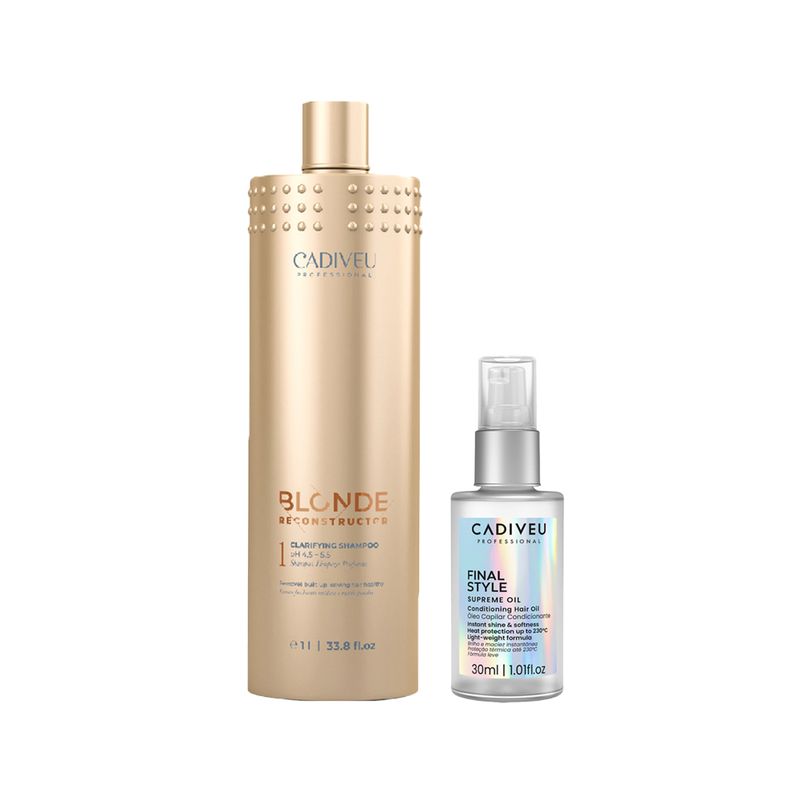 KIT-CADIVEU-BLONDE-RECONSTRUCTOR-KEEPER-SHAMPOO-1000ML-FINAL-STYLE--OLEO-CAPILAR--110ML