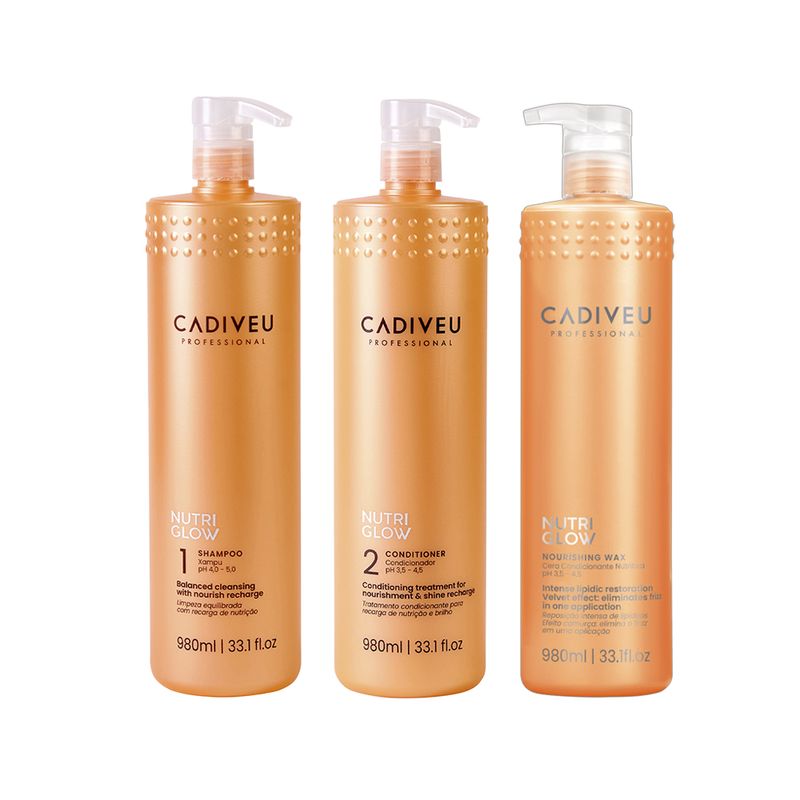 KIT-CADIVEU-NUTRI-GLOW-SHAMPOO-980ML---CONDICIONADOR-980ML---CERA-980ML