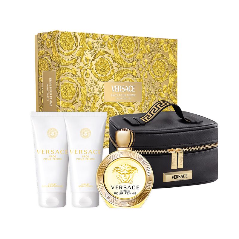 Kit--EDT-VERSACE-Eros-Pour-Femme--100ml-BSG100-BL100-GWP-