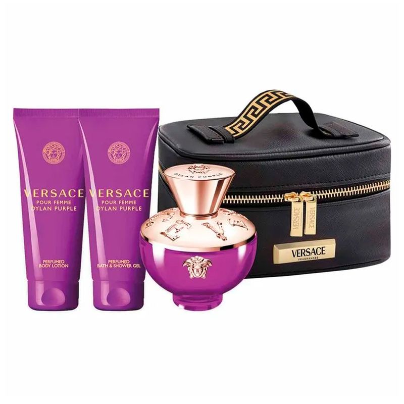 Kit-EDP-VERSACE-Dylan-Purple--100ml-SG100ml-BL100ml-GWP-