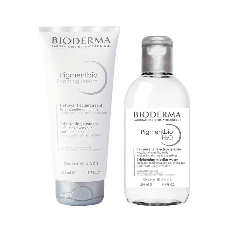 Kit-Bioderma-Pigmentbio-Foaming-Cream-Sabonete-Facial-e-Corporal--200ml---Agua-Micelar-250ml-F1