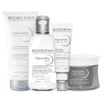 Kit-Bioderma-Pigmentbio-Foaming-Sabonete-Facial-e-Corporal-200ml---Agua-Micelar-250ml-Gel-Creme-Facial-Daily-Care-FPS-50-40ml-Creme-Night-Renewer-50ml-F1
