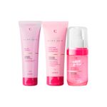 Kit-Eudora-Niina-Secrets-Skin-Gel-Limpeza-Facial-100ml---Gel-Facial-30ml---Mascara-Esfoliante-Facial-75g-F1