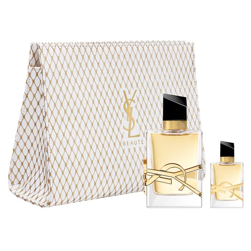 Kit-Yves-Saint-Laurent-Coffret-Perfume-Libre-Eau-de-Parfum-Feminino-50ml---Miniatura-75-ml---Necessaire--F1