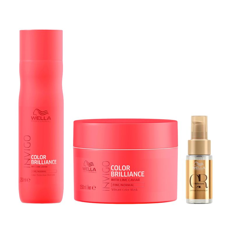 Kit-Wella-Professionals-Invigo-Color-Brilliance---Shampoo-250-ml---Mascara-150-ml---Oleo-Capilar-30-ml