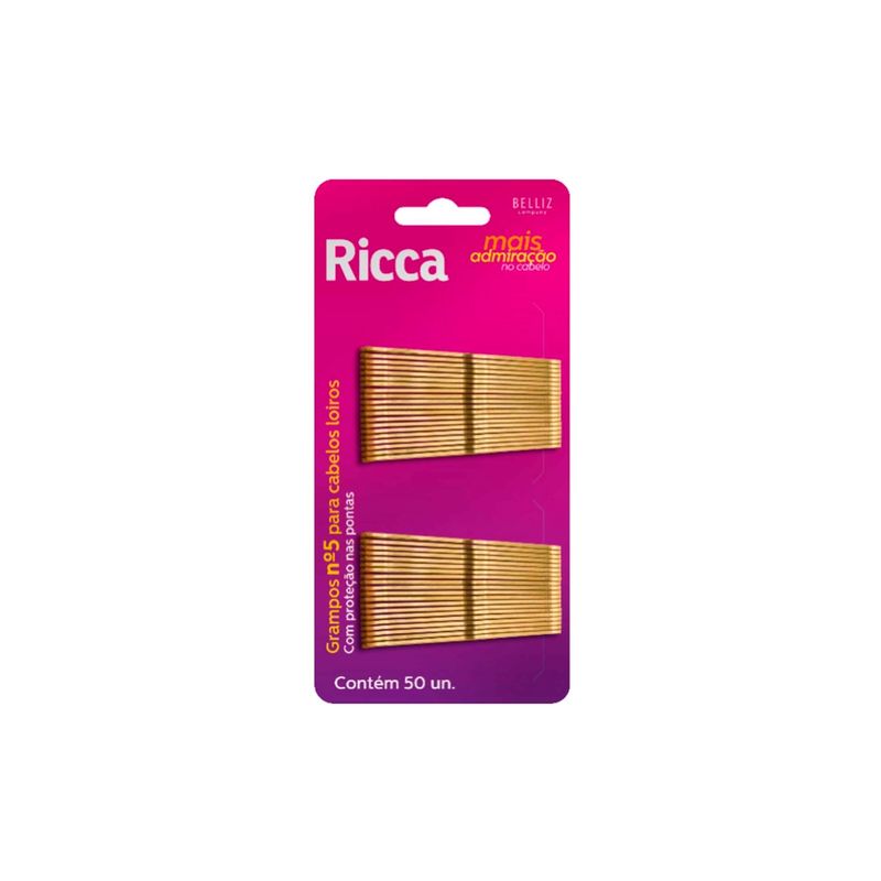Grampo-para-Cabelo-Ricca-Hair-Nº5-Preto-50Un-F1