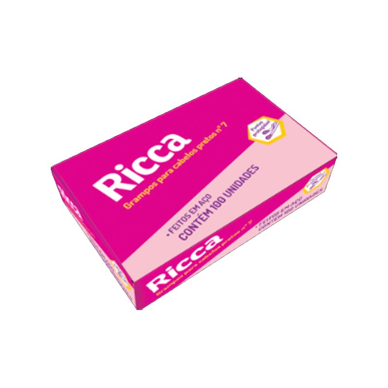 Grampo-para-Cabelo-Ricca-Hair-Nº7-Preto-100Un-F1