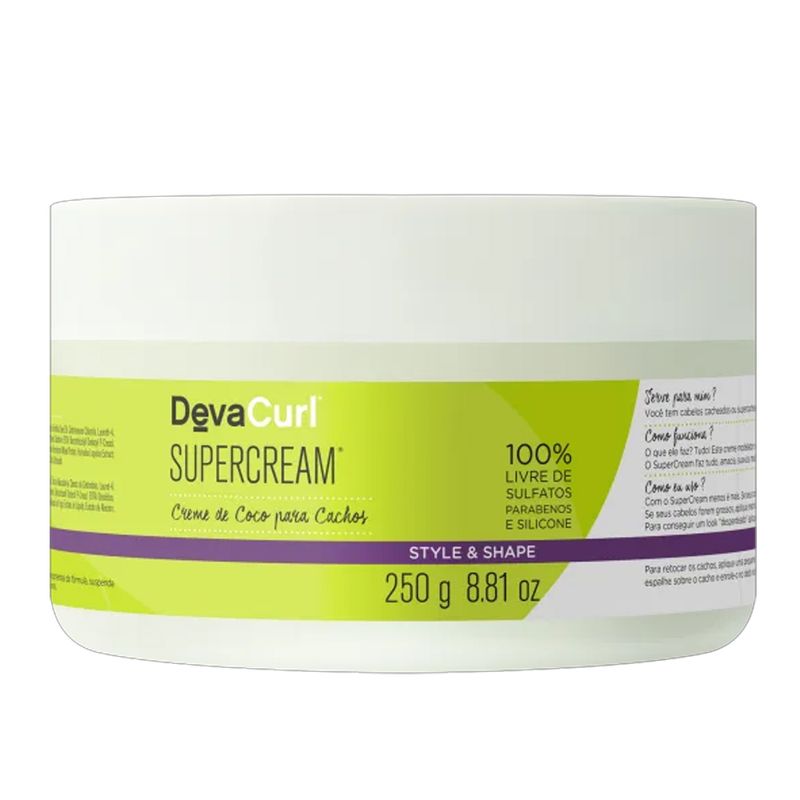 Ativador-de-Cachos-Deva-Curl-Supercream-Creme-de-Coco-250g-F1