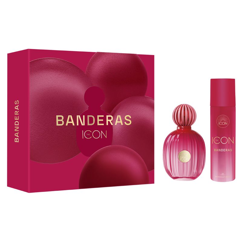 Kit-Banderas-The-Icon-Edp-For-Women-100ml---Desodorante-Spray-24H-For-Women-150ml-F1