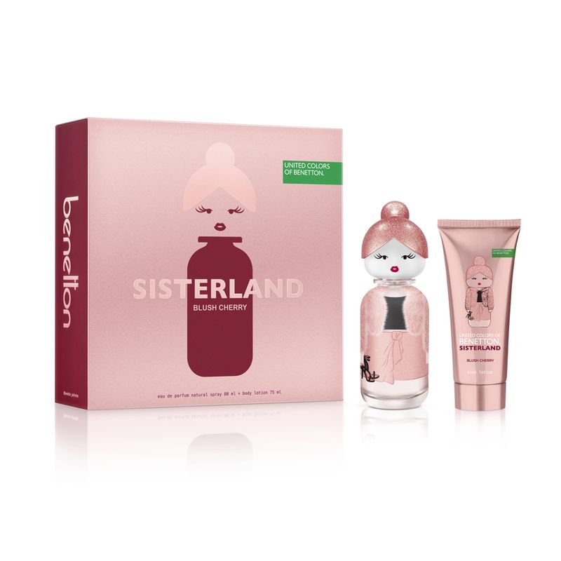 Kit-Benetton-United-Colors-Sisterland-Blush-Cherry-Edp-80ml---Creme-Corporal-75ml-F1