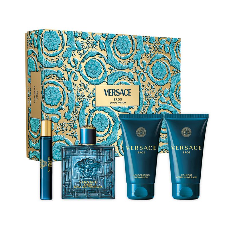 Kit-Versace-Eros-Edp-100Ml-Locao-75Ml-Shower-Gel75-Mini-10ml-F1