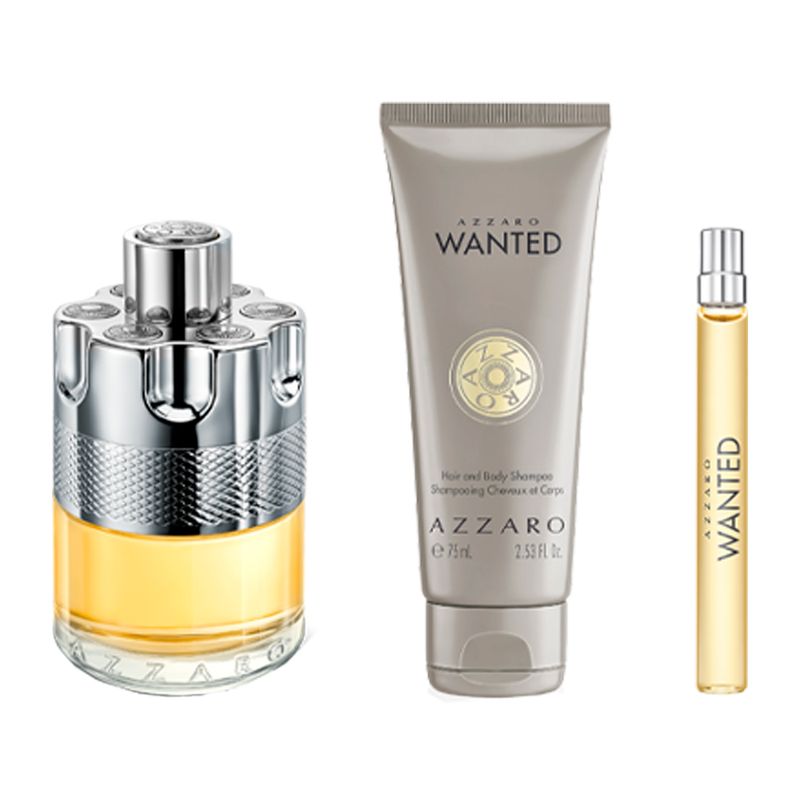 Kit-Azzaro-Wanted-Fragrancia-Masculina-Edt-Eau-de-Toilette-100ml---Gel-de-Banho-75ml---Eau-de-Toilette-10ml-F2