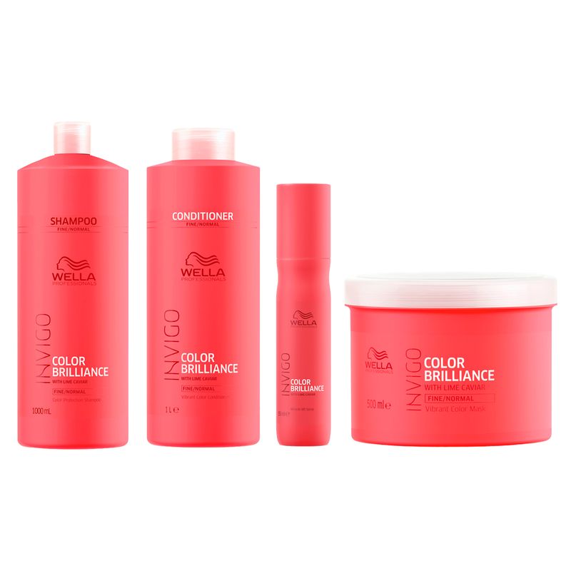 Kit-Wella-Professionals-Invigo-Color-Brilliance---Shampoo-1000-ml---Condicionador-1000-ml---Mascara-500-ml---Leave-in-150-ml