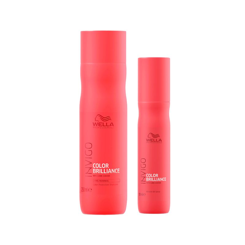 Kit-Wella-Professionals-Invigo-Color-Brilliance---Shampoo-250-ml---Leave-in-BB-Milagroso-150-ml