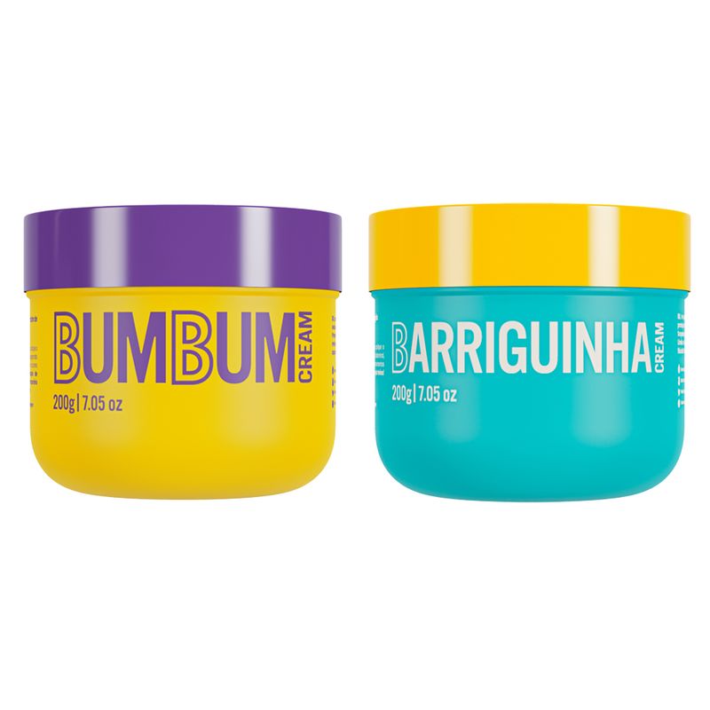 Kit-Beleza-Brasileira-Bumbum-Cream-Creme-200ml---Barriguinha-Cream-Creme-200ml