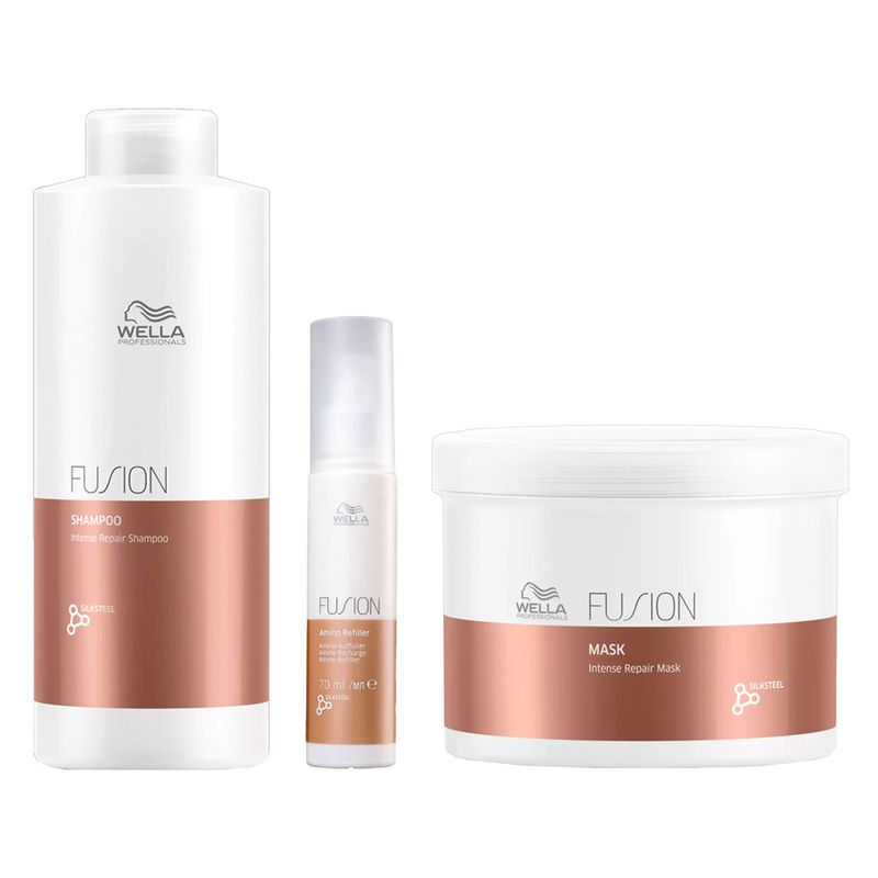 Kit-Wella-Professionals-Fusion---Shampoo-1000-ml---Mascara-500-ml---Tratamento-Reconstrucao-70-ml
