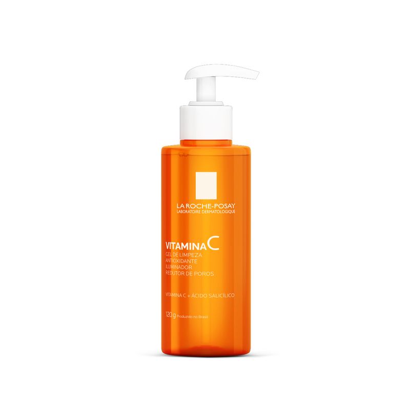 Gel-de-Limpeza-La-Roche-Posay-Vitamina-C-Antioxidante-Iluminador-Redutor-de-Poros-120g