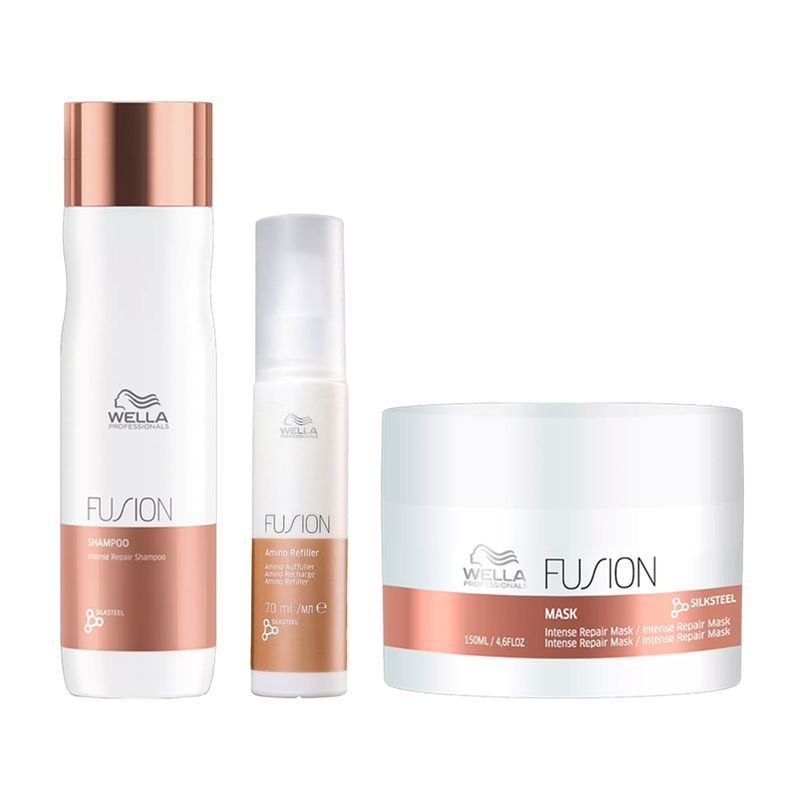 Kit-Wella-Professionals-Fusion---Shampoo-250-ml---Mascara-150-ml---Tratamento-Reconstrucao-70-ml