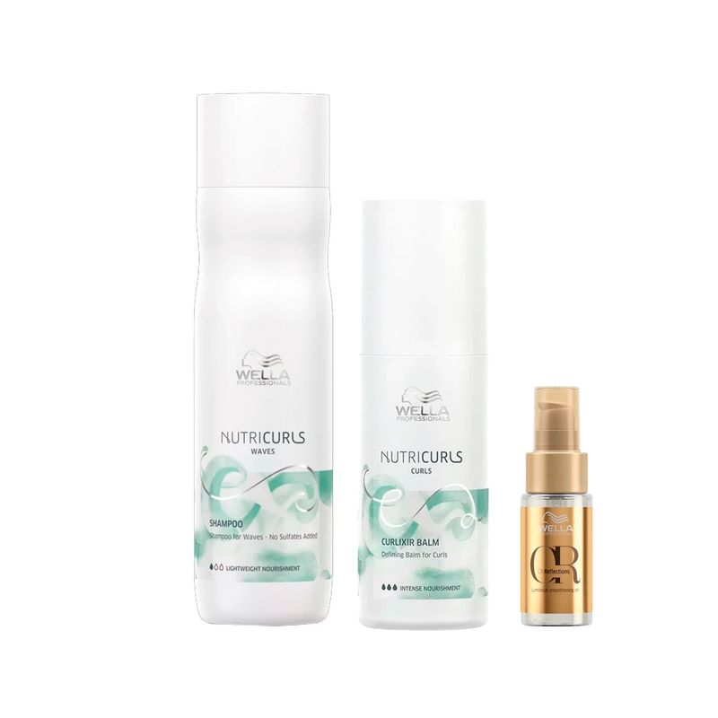 Kit-Wella-Professionals-Nutricurls---Shampoo-250-ml---Leave--in-150-ml---Oleo-30-ml