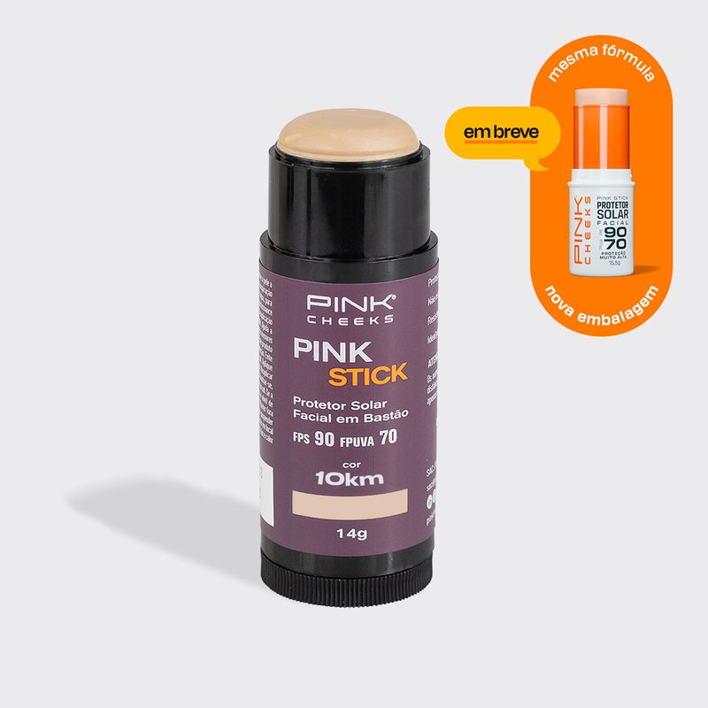 Protetor-Solar-Facial-com-Cor-Pink-Cheeks-Pink-Stick-FPS-90-FPUVA-70-10Km-14-g