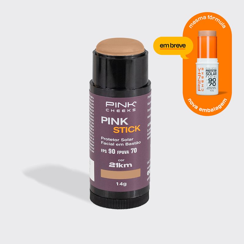 Protetor-Solar-Facial-com-Cor-Pink-Cheeks-Pink-Stick-FPS-90-FPUVA-70-21Km-14-g