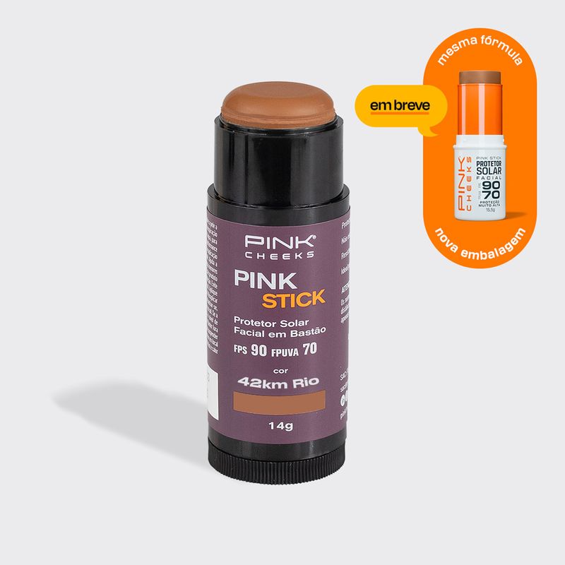Protetor-Solar-Facial-com-Cor-Pink-Cheeks-Pink-Stick-FPS-90-FPUVA-70-42Km-Rio-14-g