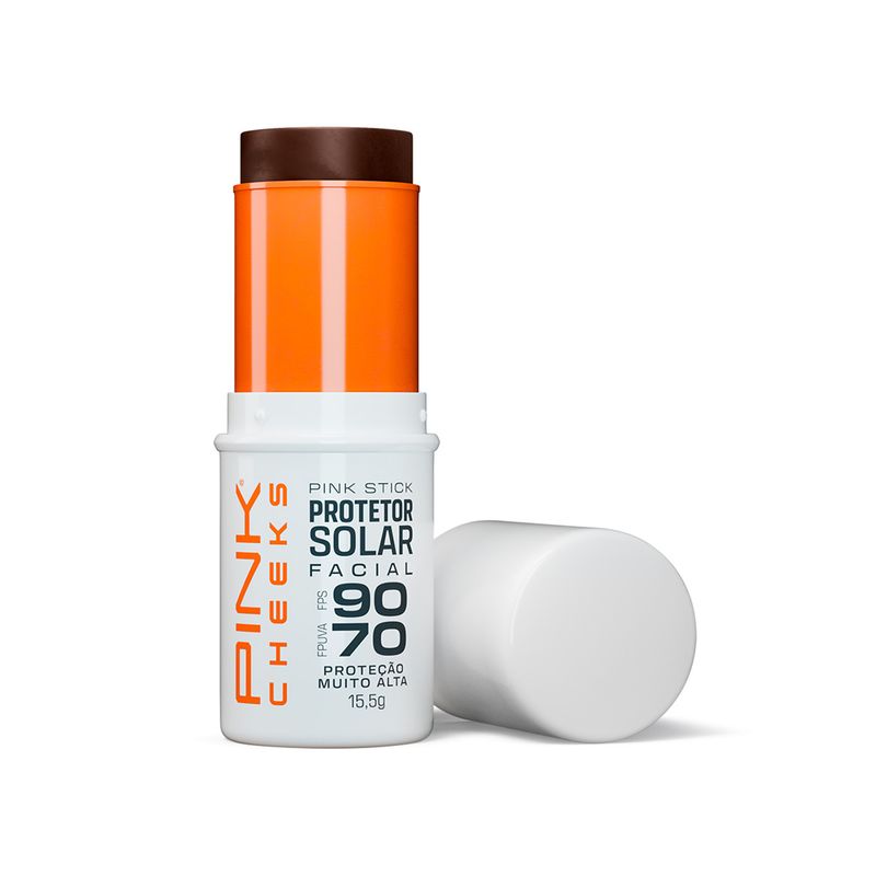 Protetor-Solar-Facial-com-Cor-Pink-Cheeks-Pink-Stick-FPS-90-FPUVA-70-100Km-Ultra-14-g