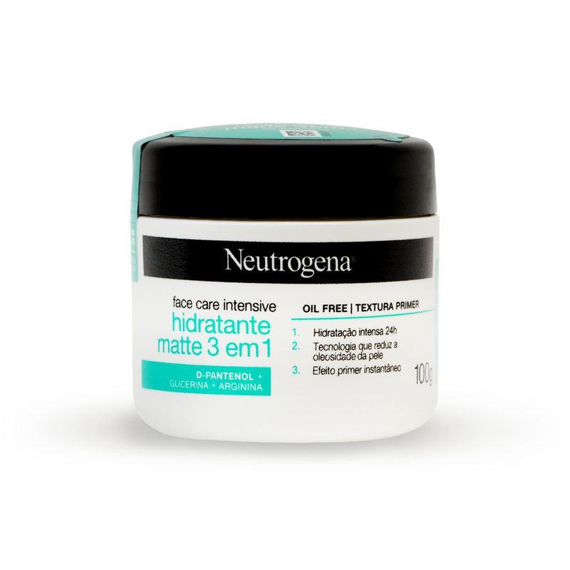 Hidratante-Facial-Matte-3-em1-NEUTROGENA®-Face-Care-Intensive-100g