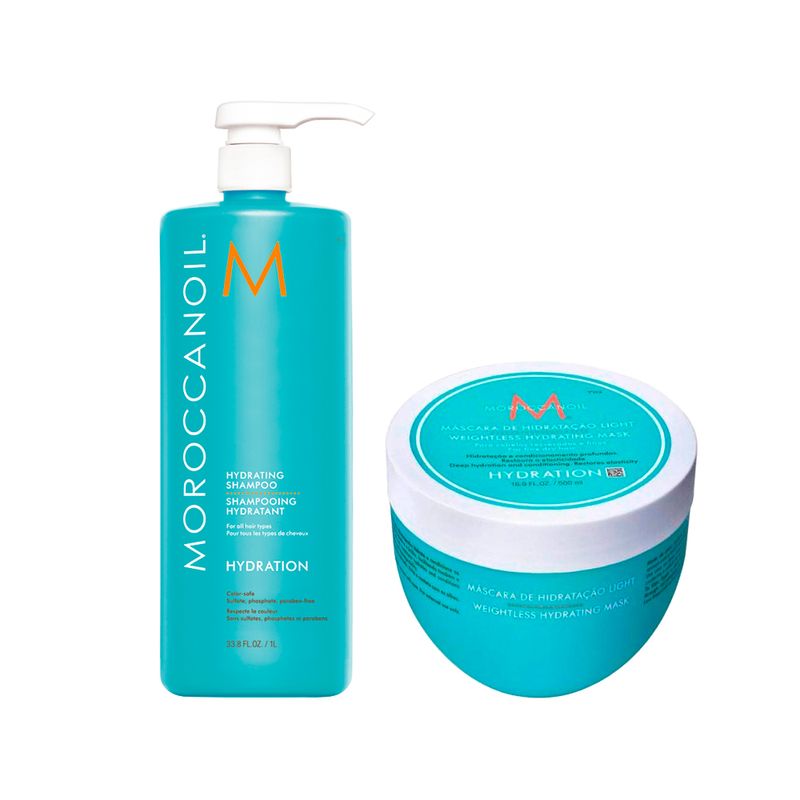 Kit-Moroccanoil-Hydration-Shampoo-1000ml---Mascara-500ml