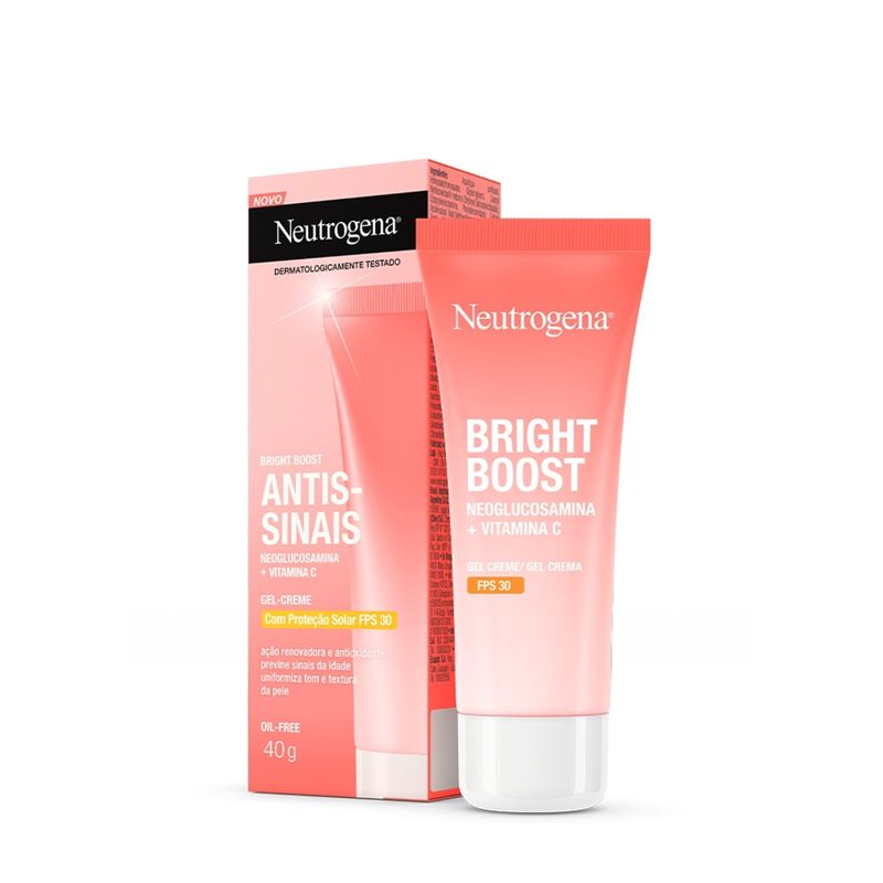 Creme-Facial-Neutrogena-Bright-Boost-Gel-Antissinais-Fps-30-40g