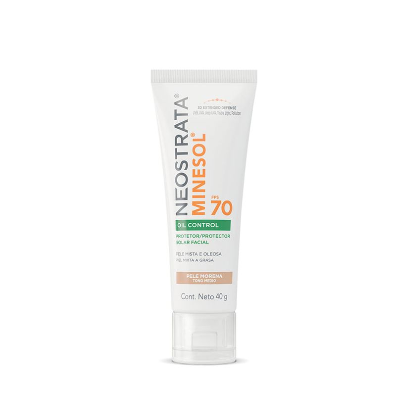 NEOSTRATA-MINESOL-PROTETOR-SOLAR-FACIAL-PELE-MORENA-FPS-70-40G