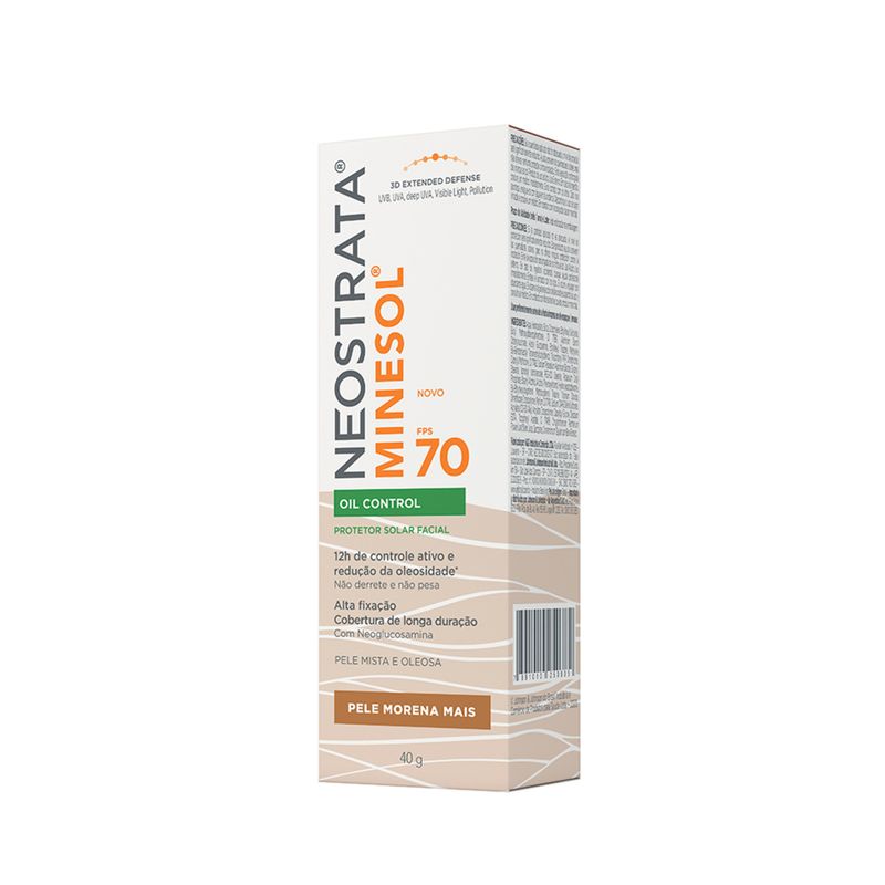 Protetor-Solar-Facial-Neostrata-Minesol-Pele-Morena-Mais-FPS-70-40g