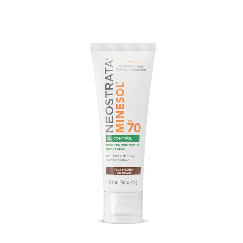 NEOSTRATA-MINESOL-PROTETOR-SOLAR-FACIAL-PELE-NEGRA-FPS-70-40G