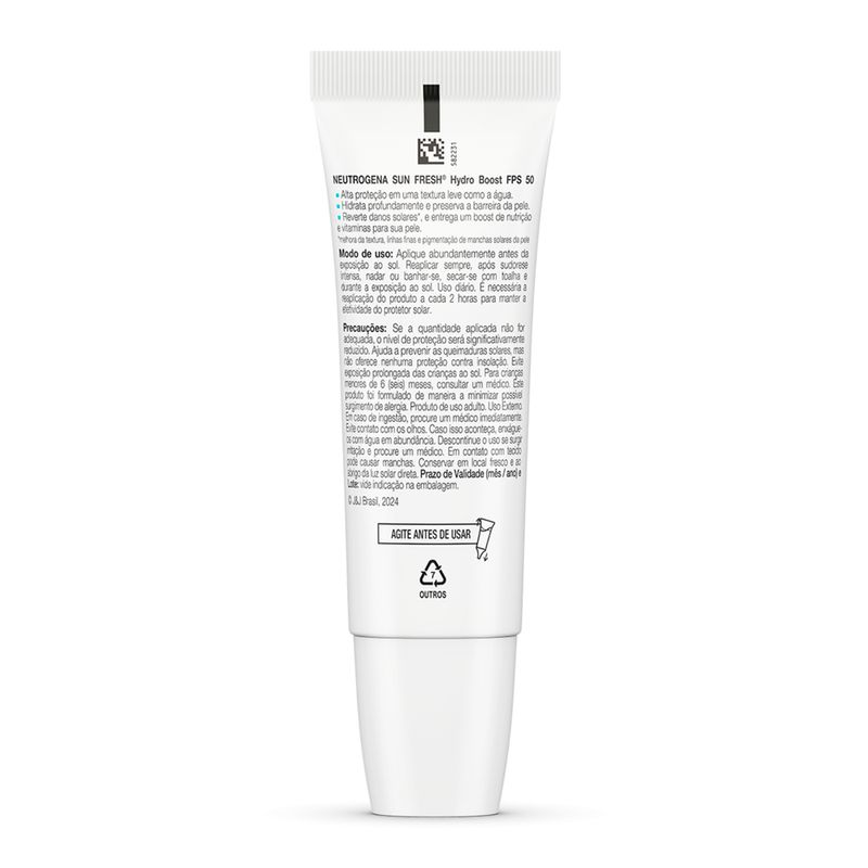 Creme-Facial-Neutrogena-Hydro-Boost-Sun-Fresh-Fps50-Sem-Cor-40ml