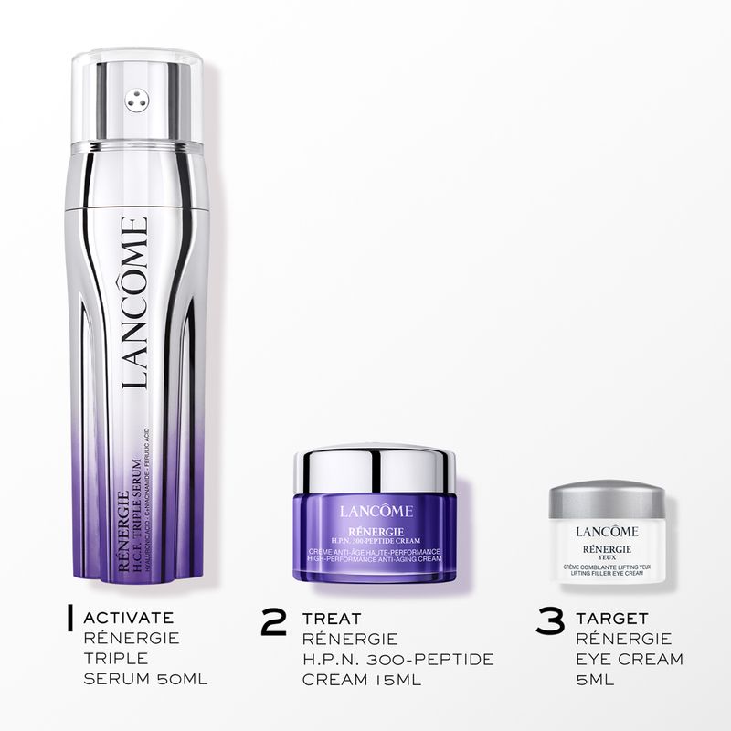 Kit-Lancome-Natal-Serum-Triplo-Renergie-50ml---Creme-Facial-Renergie-H.P.N.-15ml---Creme-para-os-Olhos-Renergie-5ml-F2