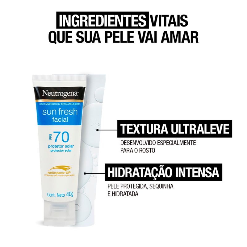 Creme-Facial-Neutrogena-Sun-Fresh-Protetor-Solar-Fps70-40g