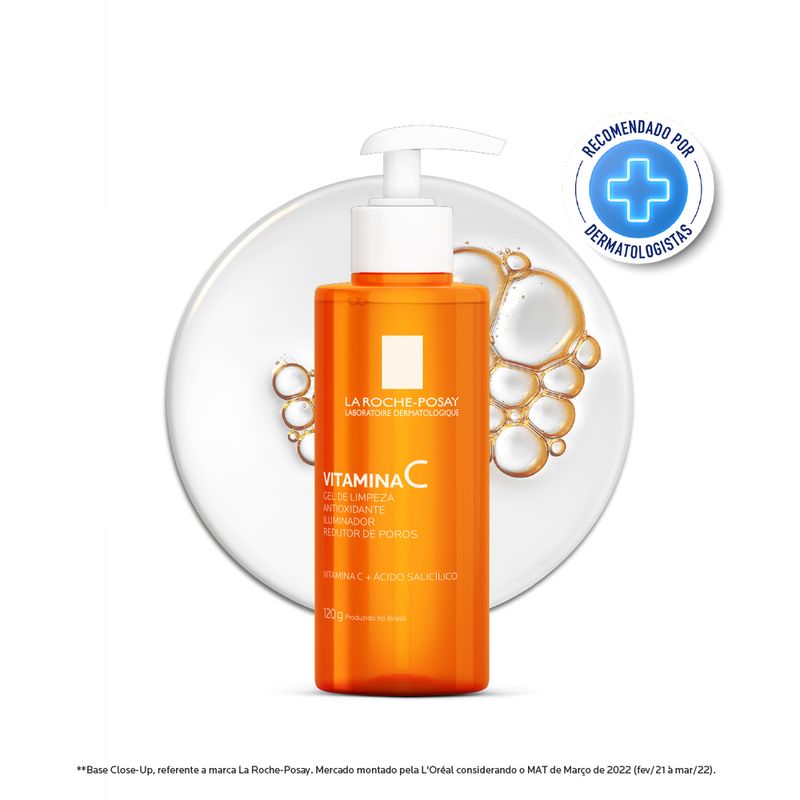 LA-ROCHE-POSAY-VITAMINA-C-GEL-DE-LIMPEZA-ANTIOXIDANTE-ILUMINADOR-REDUTOR-DE-POROS-120G