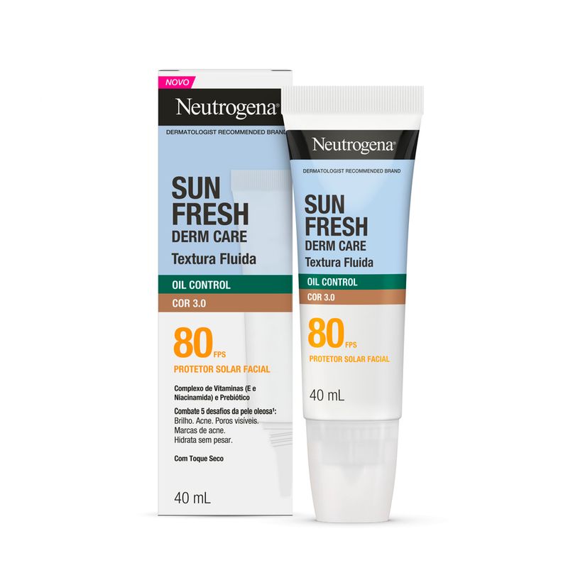 Neutrogena-Sun-Fresh-Derm-Care-Oil-Control-Fluido-Cor-3.0-FPS-80-40mL