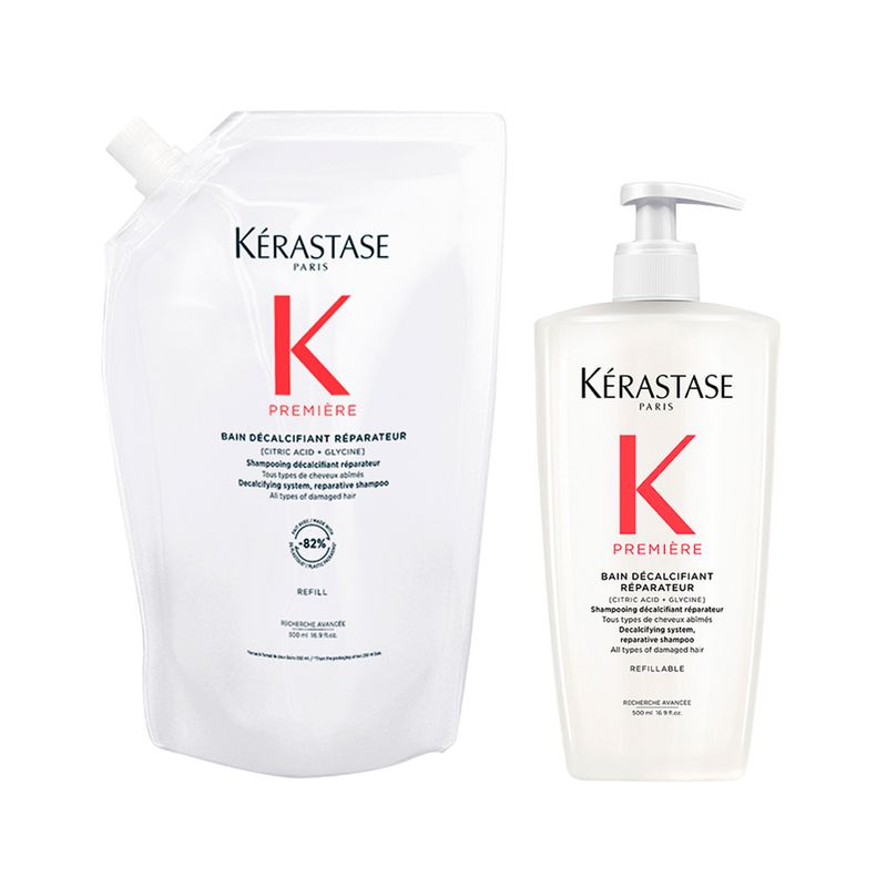 Kit-Kerastase-Shampoo-Premiere-Bain-Decalcifiant-Reparateur---Refil-500ml