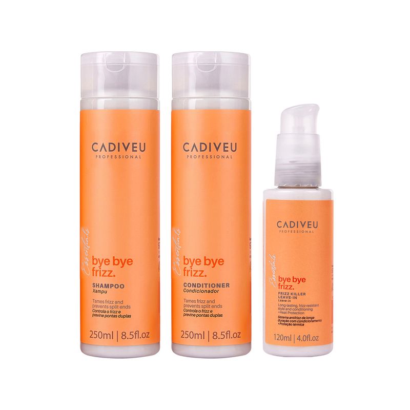 Kit-Cadiveu-Essentials-Bye-Bye-Frizz--Shampoo-250ml---Condicionador-250ml---Leave--In-Frizz-Kiler-120ml